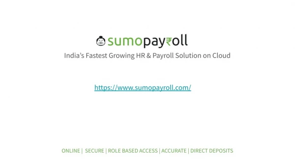 Overview of payroll software | Sumopayroll