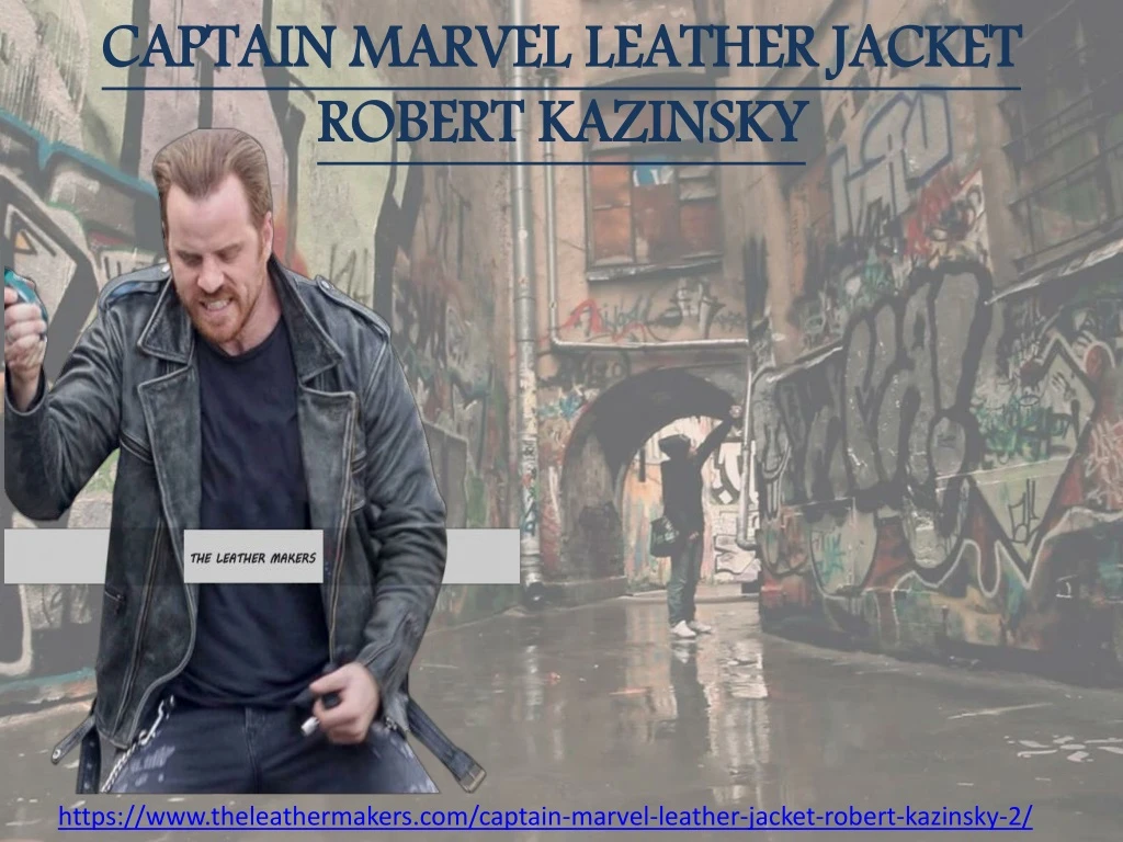 captain marvel leather jacket robert kazinsky