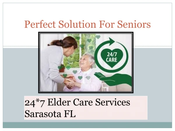 Senior Healthcare Solutions Sarasota FL