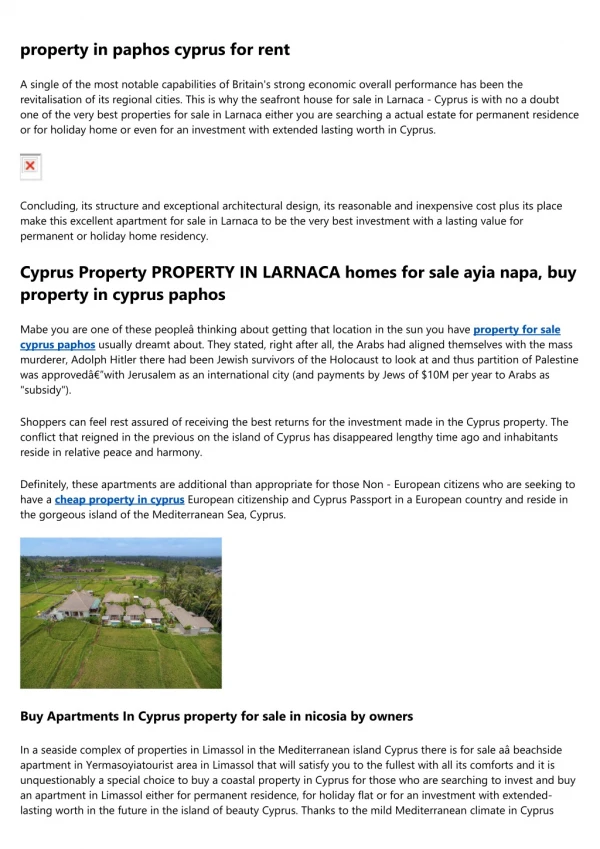200 Properties - property to buy in cyprus