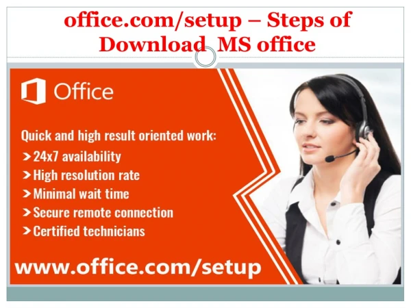 office.com/setup - Steps of Download MS office