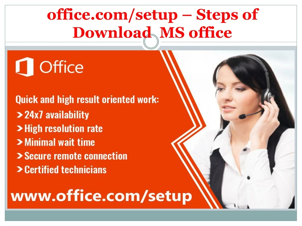 office com setup steps of download ms office