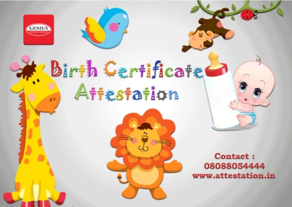 Birth Certificate Attestation