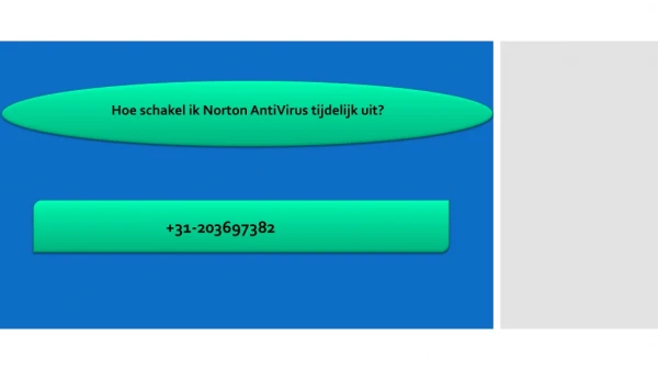 Hoe schakel ik Norton AntiVirus tijdelijk uit?