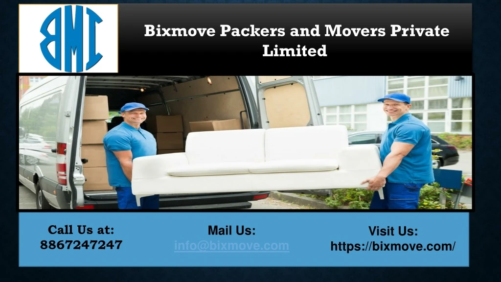 bixmove packers and movers private limited