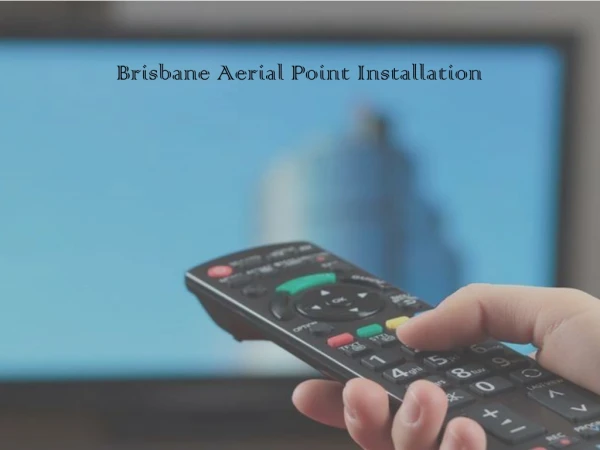 Brisbane Aerial Point Installation