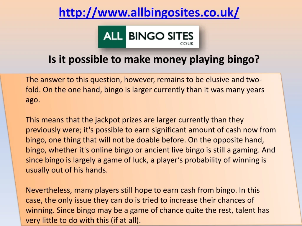 http www allbingosites co uk