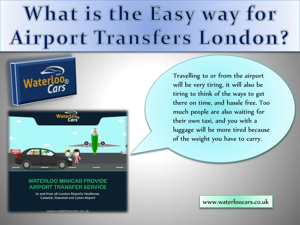 what is the easy way for airport transfers london