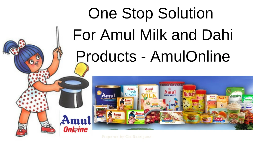 one stop solution for amul milk and dahi products