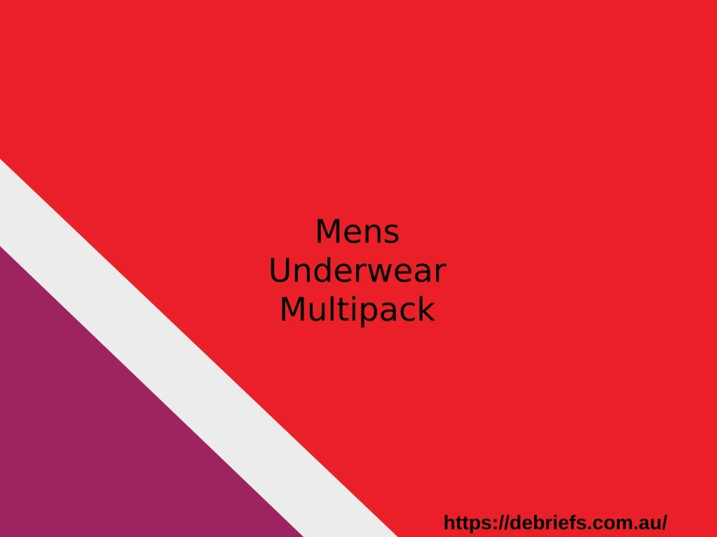 mens underwear multipack