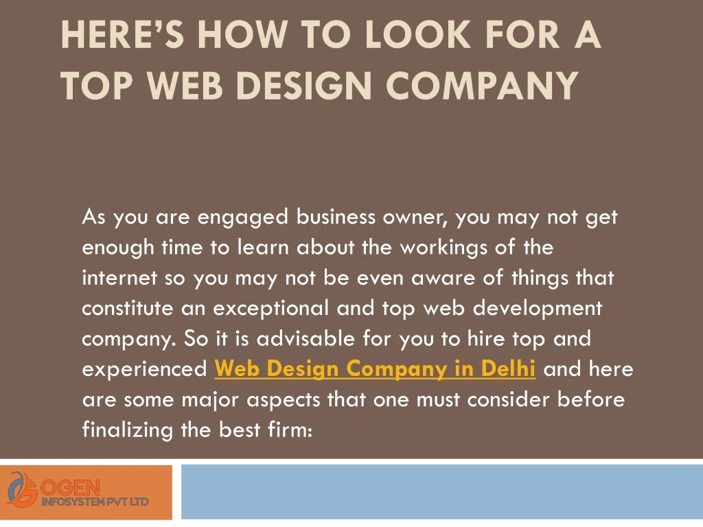 here s how to look for a top web design company
