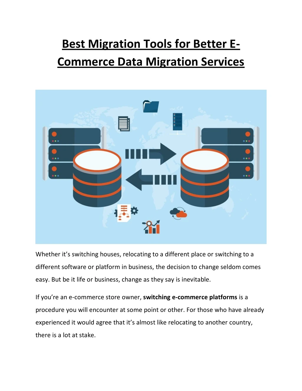 best migration tools for better e commerce data