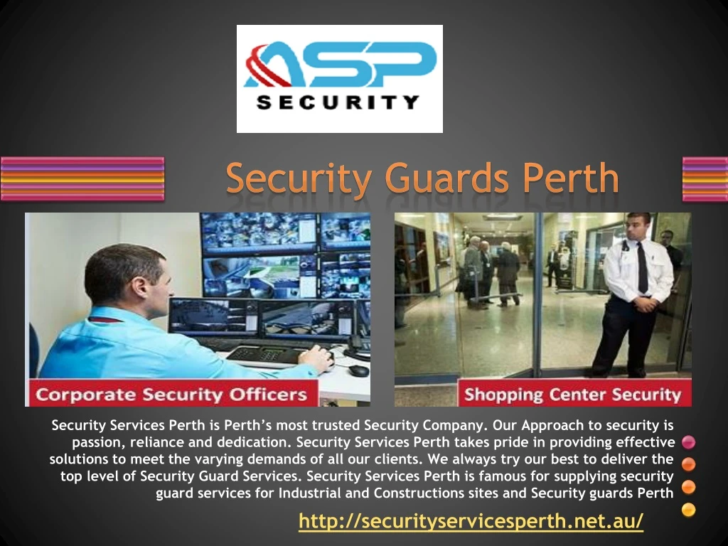 security guards perth