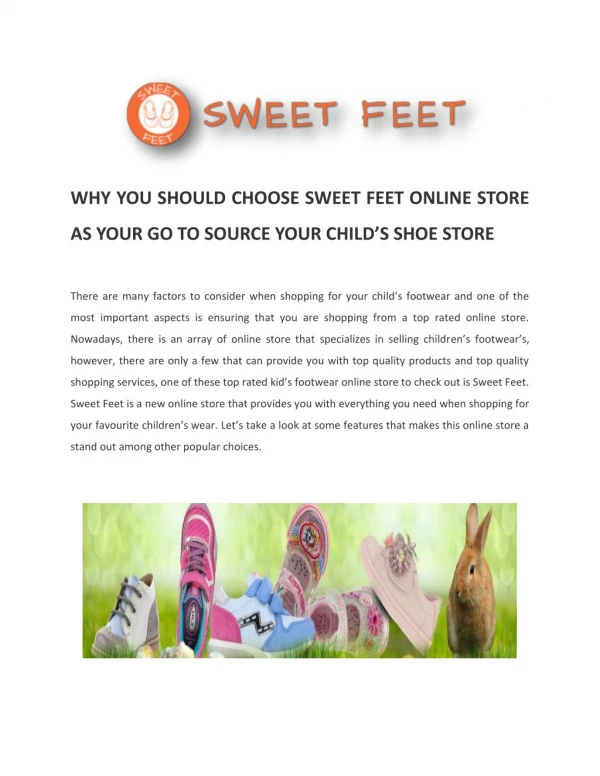 Baby Shoes Ireland | Kids Footwear | Children Shoes | Sweet Feet