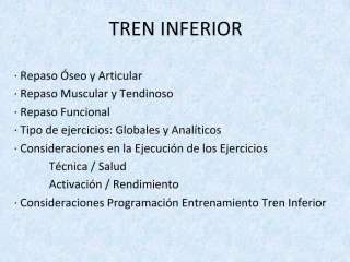 TREN INFERIOR - slide 1