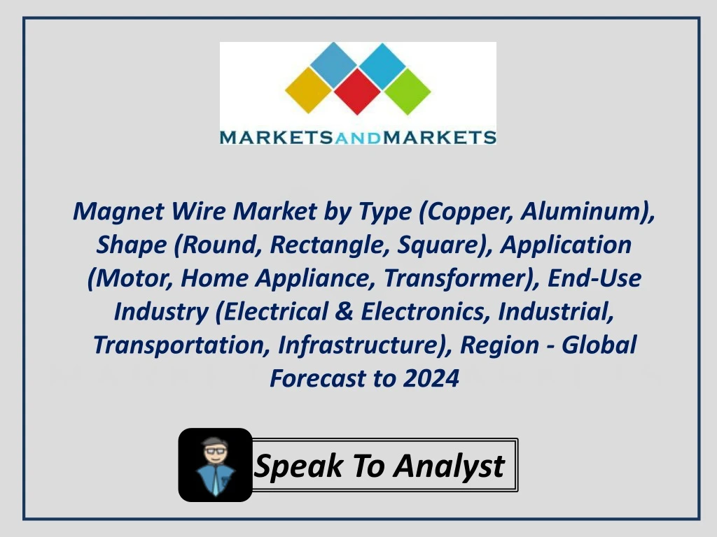 magnet wire market by type copper aluminum shape