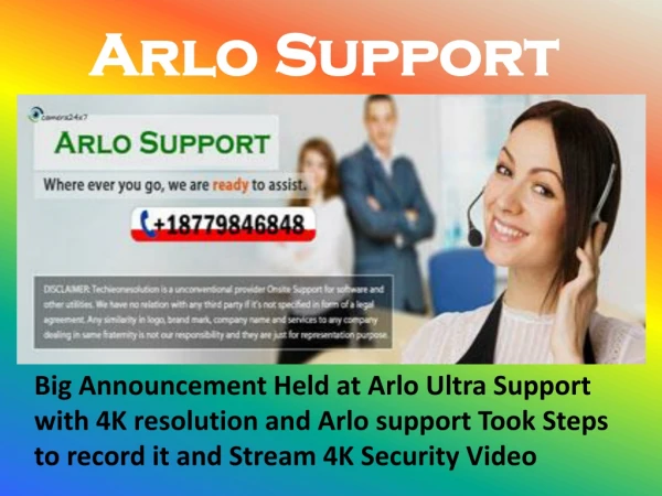 Arlo Support [ 18779846848 ] Arlo Support Number