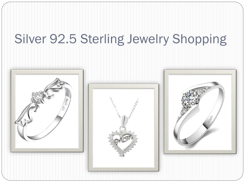 silver 92 5 sterling jewelry shopping