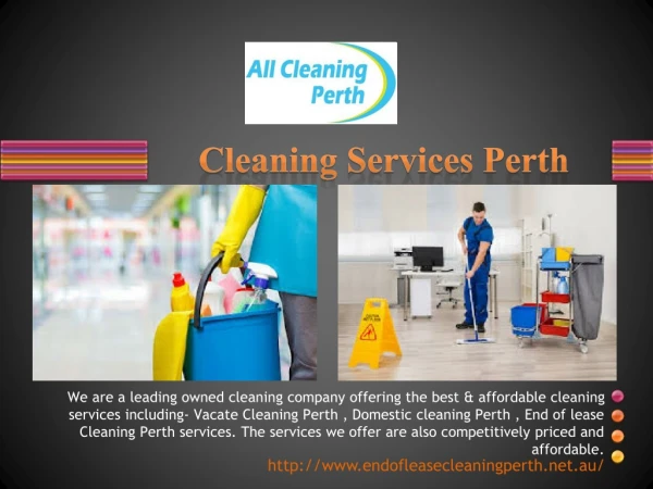 Cleaning services perth