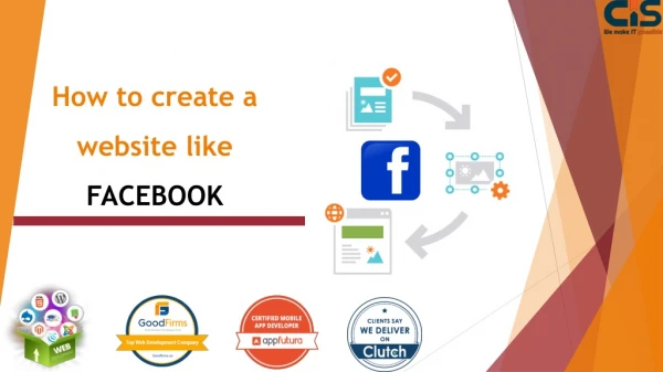How to create a website like Facebook?