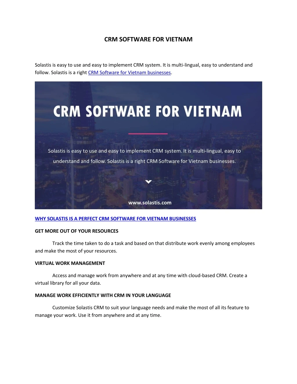 crm software for vietnam