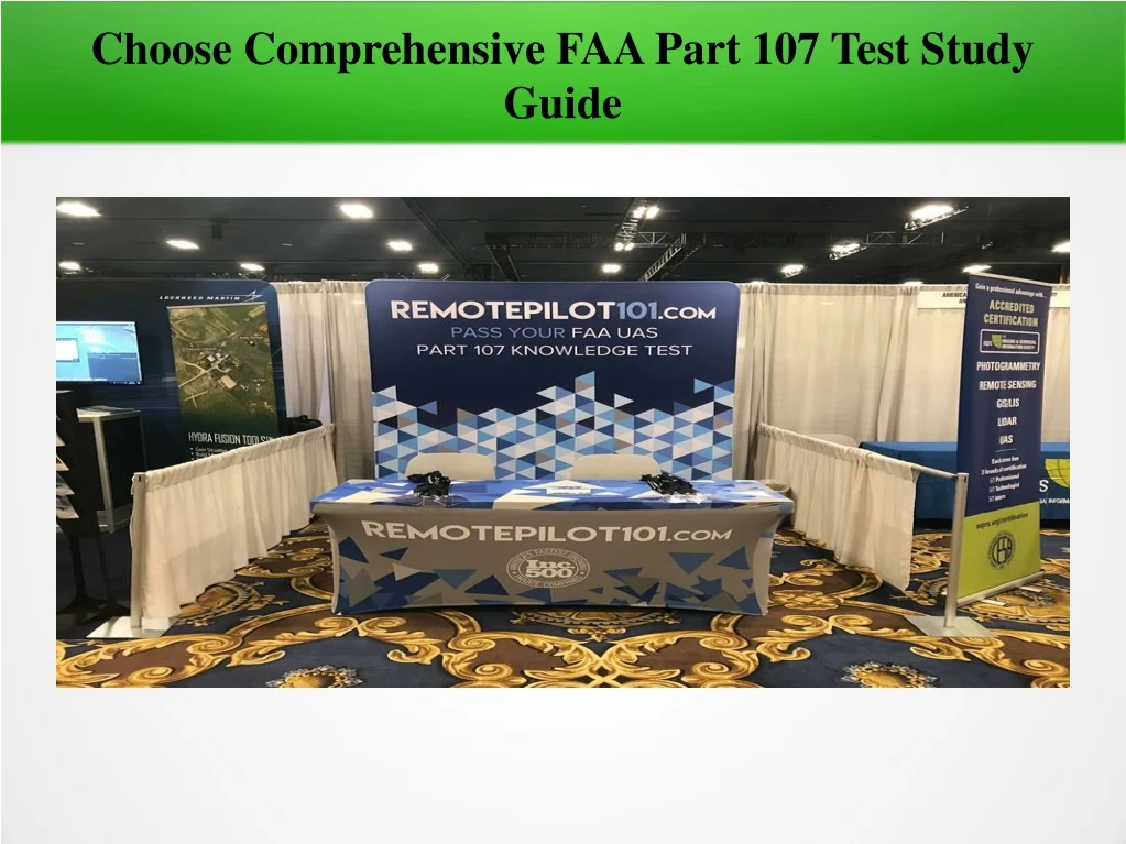 choose comprehensive faa part 107 test study guide