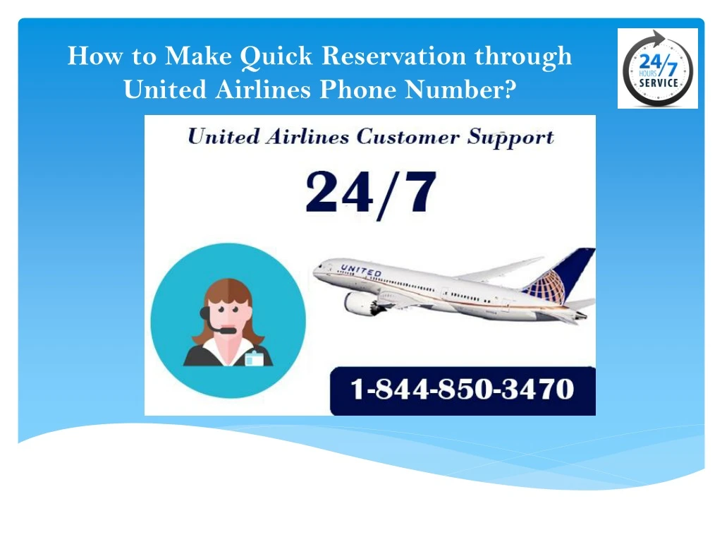 how to make quick reservation through united airlines phone number
