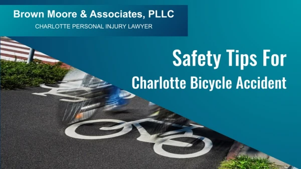 Safety Tips For Charlotte Bicycle Accident
