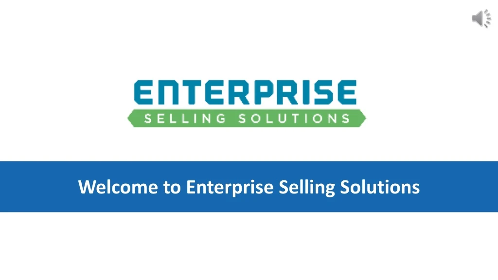 welcome to enterprise selling solutions