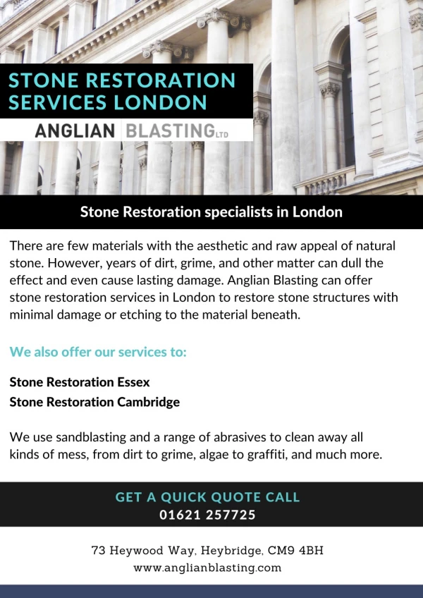 Stone Restoration London