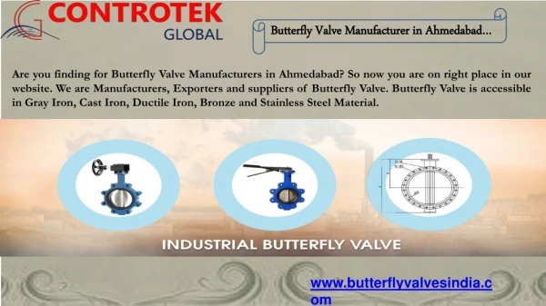 Butterfly Valve Manufacturer,Electric Actuated Butterfly Valve - India
