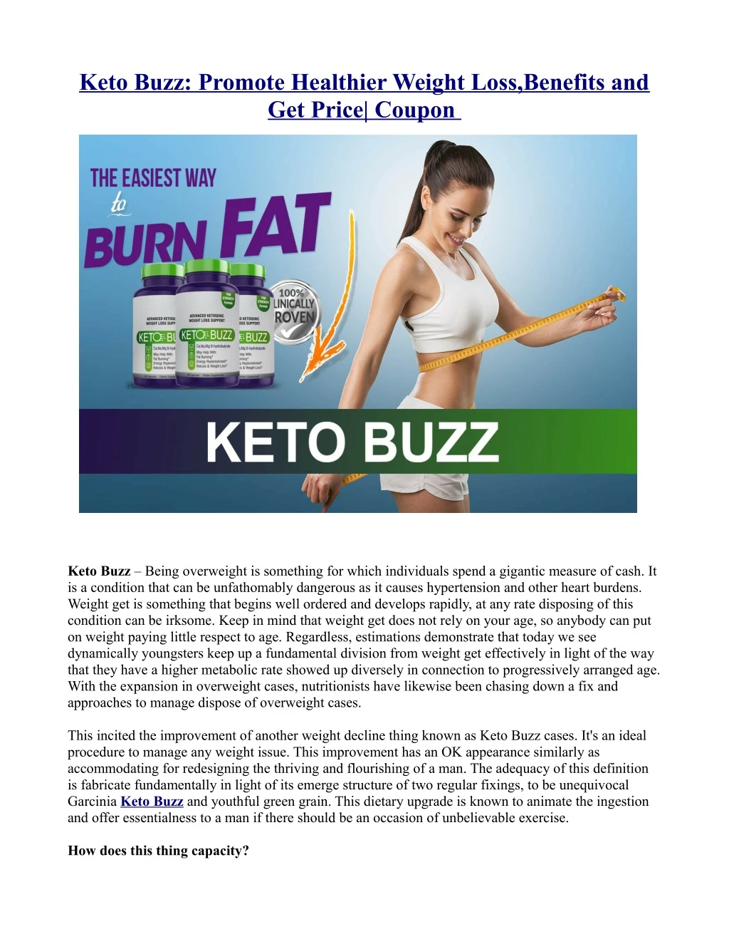 keto buzz promote healthier weight loss benefits