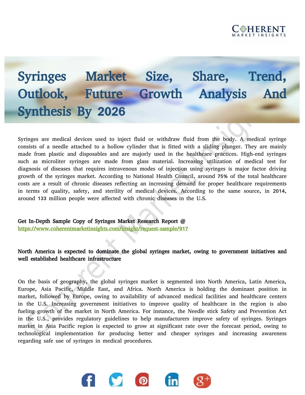 syringes syringes outlook future growth analysis