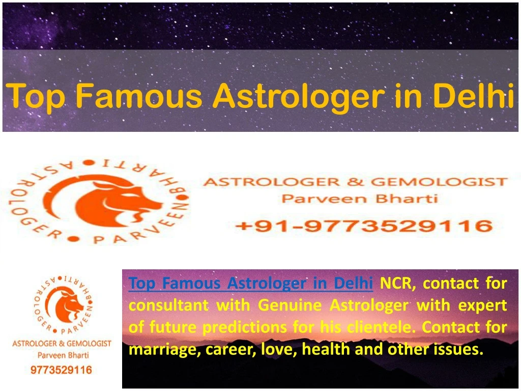 top famous astrologer in delhi