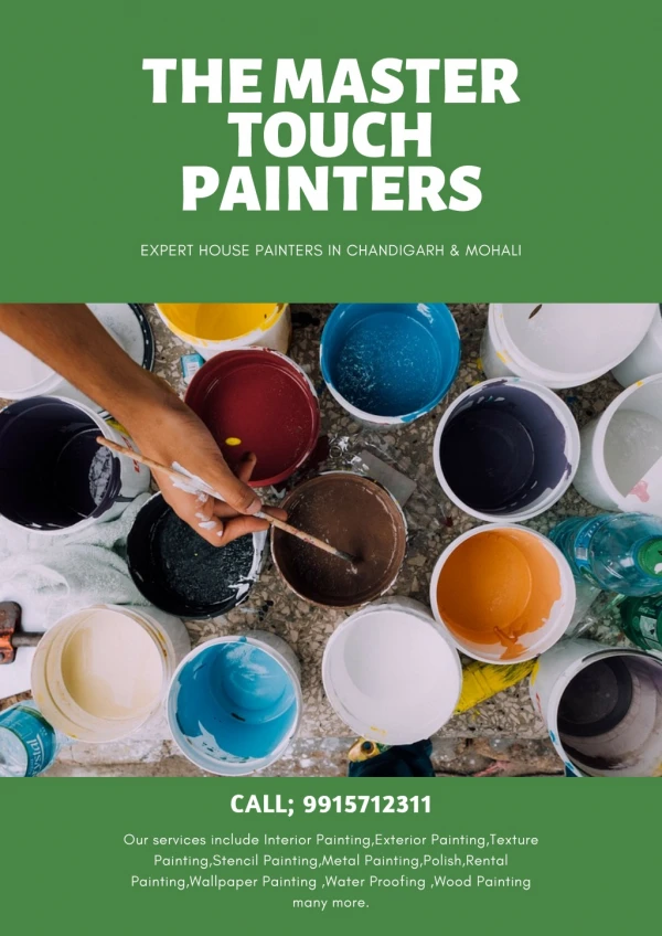 Top Painters in Chandigarh - The Master Touch Painters