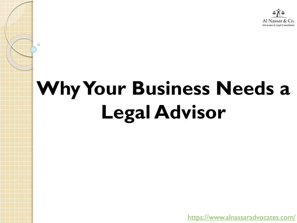 why your business needs a legal advisor
