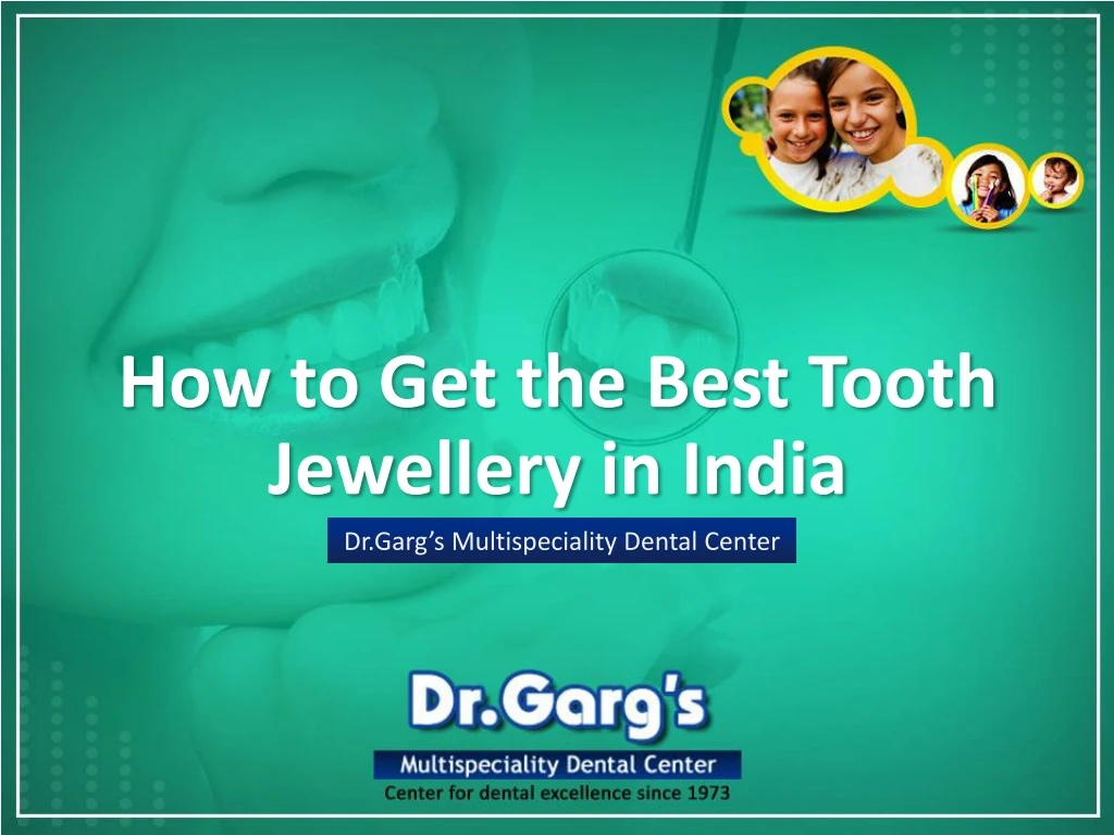 how to get the best tooth jewellery in india