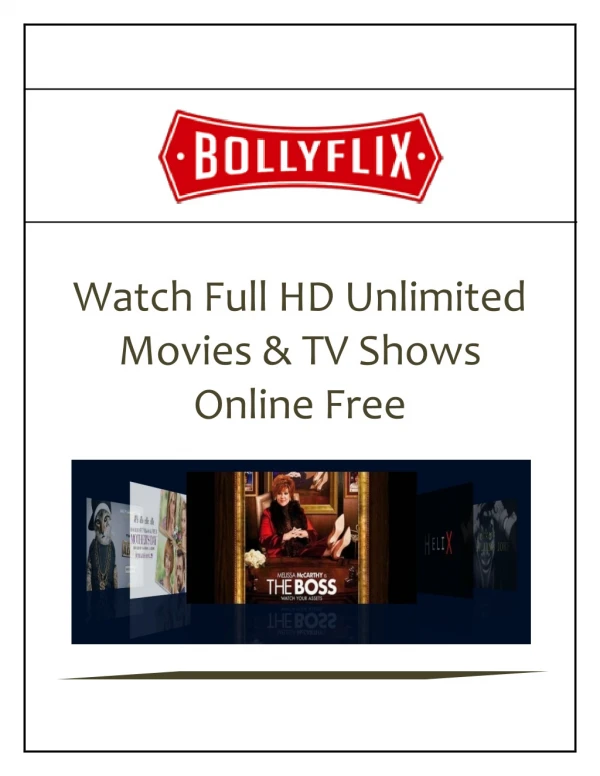 Watch Full HD Unlimited Movies & TV Shows - Bollyflix