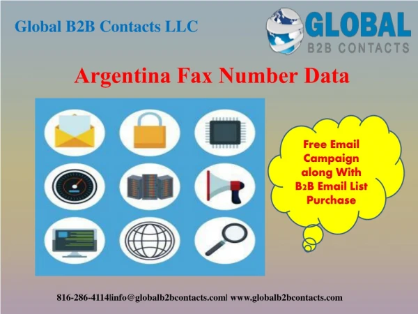 Argentina fax number data