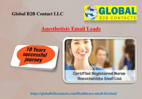 anesthetists email leads