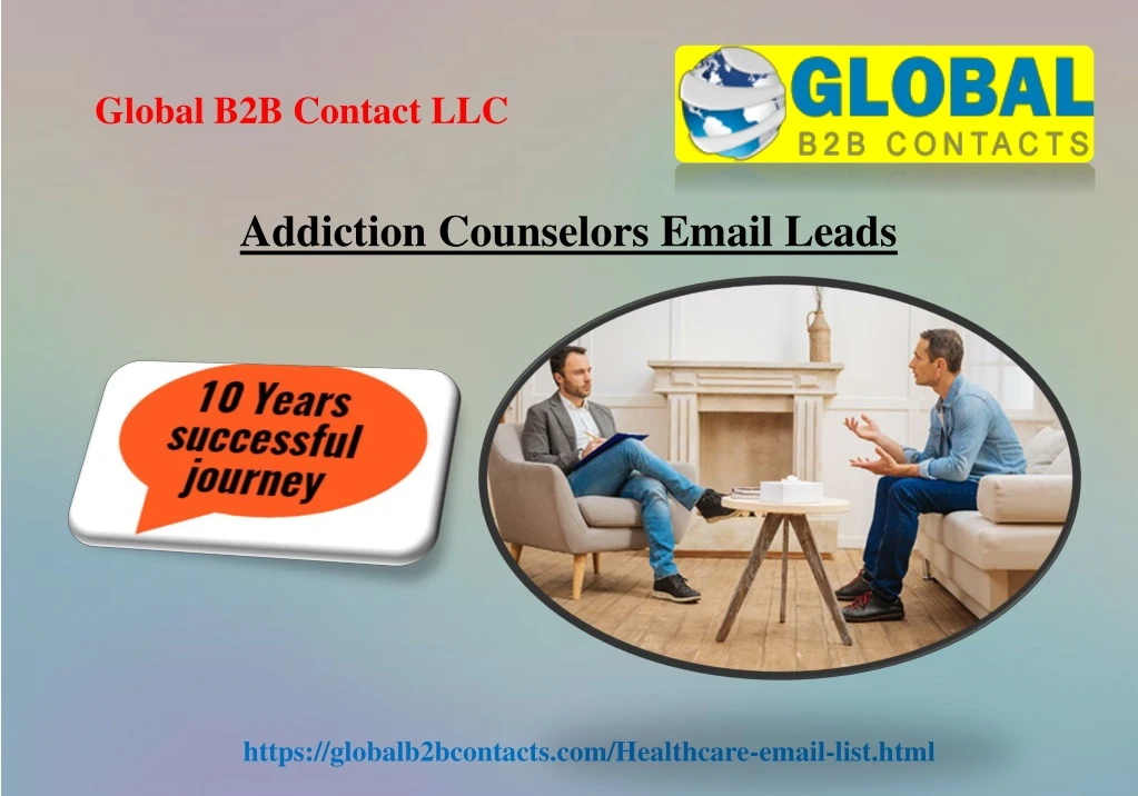 addiction counselors email leads