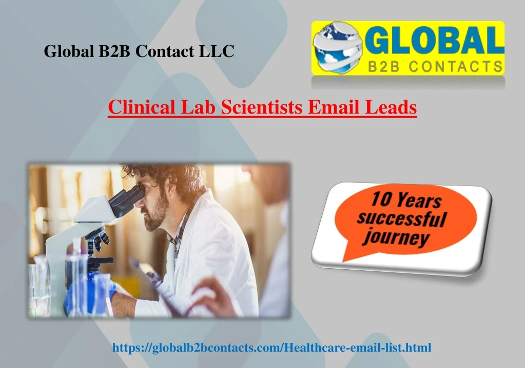 clinical lab scientists email leads