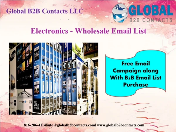 Electronics - Wholesale Email List