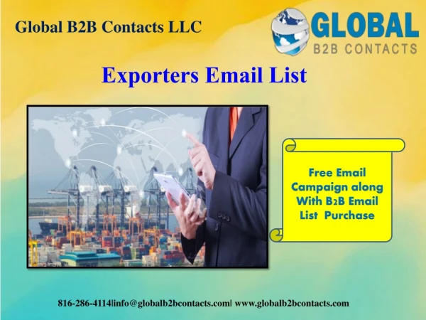 Exporters email list
