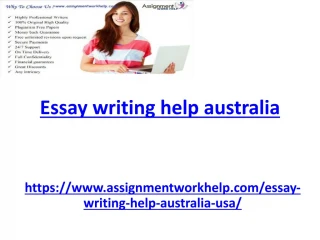 write an essay about australia