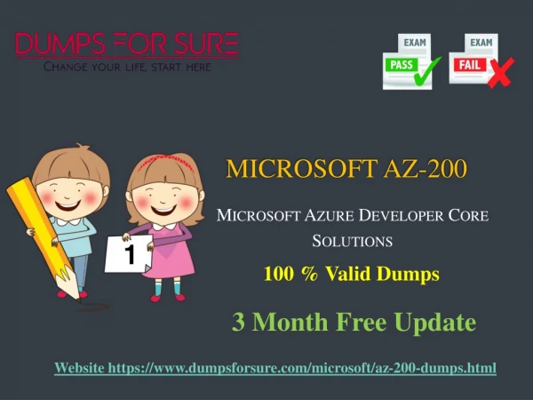 Microsoft AZ-200 dumps pdf 100% pass guarantee on AZ-200 exam