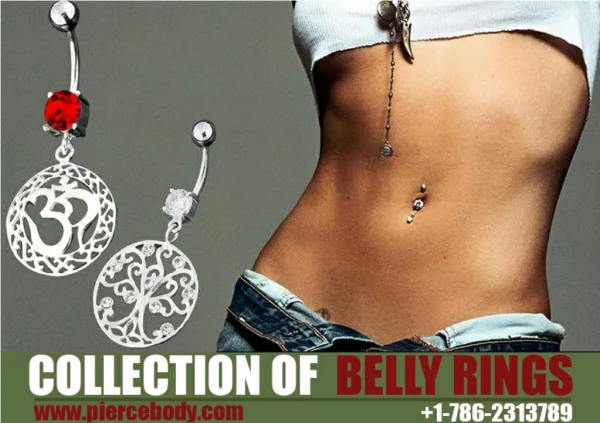 COLLECTION OF BELLY RINGS