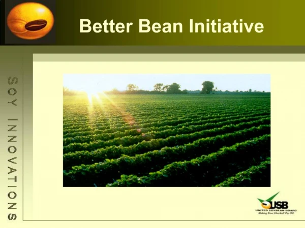 Better Bean Initiative