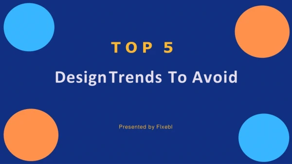 Top 10 Graphic Design Trends You Should Avoid At Any Cost