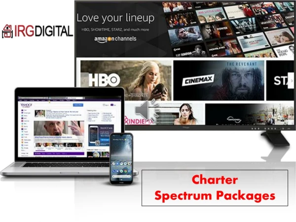 Charter Spectrum Packages | IRG Digital